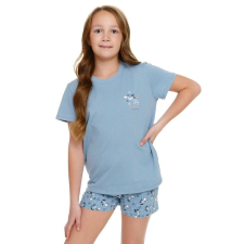 DN Nightwear Stay positive gyerekpizsama, világoskék 146/152 gyerek hálóing, pizsama