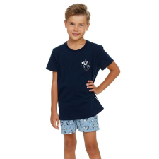 DN Nightwear Stay positive II gyerekpizsama, sötétkék 134/140 gyerek hálóing, pizsama