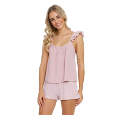 DN Nightwear Susy női muszlinpizsama, rózsaszín L hálóing, pizsama