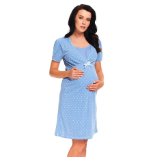 DN Nightwear Sweet Star szoptatós hálóing, kék, csillagos XL