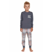 DN Nightwear Together fiúpizsama, sötétszürke 122 gyerek hálóing, pizsama