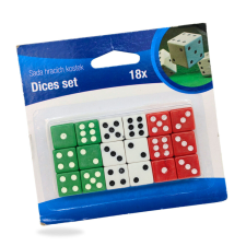  Dobókocka 18db-os 06988100 társasjáték