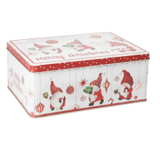  Doboz karácsonyi mintával M9x22x16cm dekorációs kellék