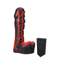 Doc Johnson Mini F-Machine Tendril - rádiós lökő vibrátor (piros) vibrátorok