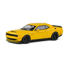  Dodge Challenger 2018 sárga modell autó 1:43 makett