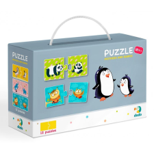 Dodo Duo Állatok utódaikkal 2X12db-os puzzle (DOP300150) (DOP300150) - Kirakós, Puzzle puzzle, kirakós