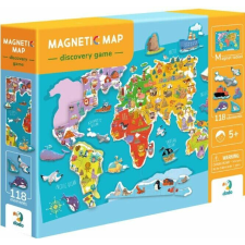Dodo Mágneses puzzle - Világtérkép (118 darab) puzzle, kirakós