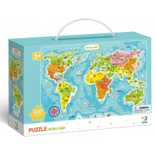 Dodo Világtérkép 100db-os puzzle (DOP300123) (DOP300123) puzzle, kirakós