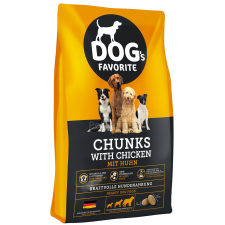  Dog’s Favorite Chunks with Chicken 15 kg kutyaeledel