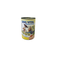 Dog Vital konzerv chicken&carrot – 1240 g kutyaeledel