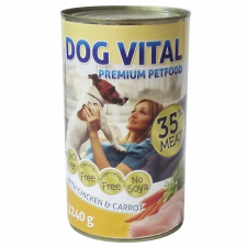  Dog Vital konzerv chicken&carrot 1240gr kutyaeledel