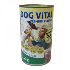  Dog Vital konzerv nyúl, szív 415g kutyaeledel