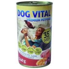  Dog Vital konzerv Poultry, Game,Pasta&Carrot – 1240 g kutyaeledel