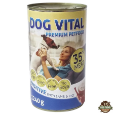 DOG VITAL Sensitive konzerv bárány, rizs 1240g kutyaeledel