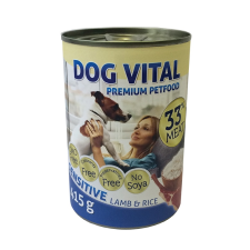 DOG VITAL Sensitive Lamb & Rice 415g kutyaeledel