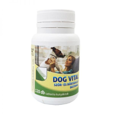 DOG VITAL szőr - és bőrtápláló biotinnal 120 db vitamin, táplálékkiegészítő kutyáknak