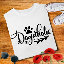 Dogaholic - férfi póló ajándéktárgy