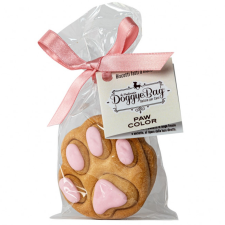  DoggyeBag kézműves kutyakeksz – joghurtbevonatos mancsfalat, rózsaszín, 2 db jutalomfalat kutyáknak