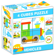Dohany Mesekocka mix 4 darabos - Járművek puzzle, kirakós