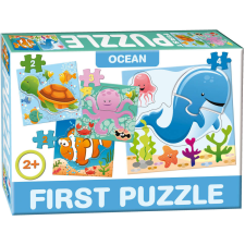 DohányGame D-Toys Első kirakóm, Oceán 2 + 2 + 3 + 4db-os 639 puzzle, kirakós