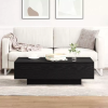  Dohányzóasztal Fekete tölgy 100 x 49,5 x 31 cm Faanyag
