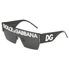 Dolce & Gabbana DG2233 01/87 BLACK DARK GREY D&G LOGO napszemüveg napszemüveg