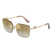 Dolce & Gabbana DG2332B 02/6E Gold Gradient Light Brown Mirror Gold napszemüveg napszemüveg