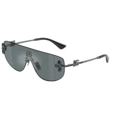 Dolce & Gabbana DG2333B 12866G Dark Gunmetal Grey Mirror Black napszemüveg napszemüveg