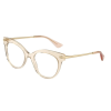 Dolce & Gabbana DG3392 3432 Transparent Camel Demo Lens szemüveg