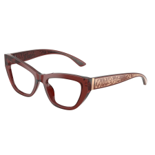 Dolce & Gabbana DG3412 3045 Transparent Bordeaux Demo Lens szemüveg szemüvegkeret