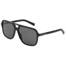 Dolce & Gabbana DG4354 193481 BLACK DARK GREY POLARIZED napszemüveg