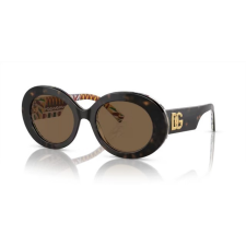 Dolce & Gabbana DG4448 321773 HAVANA ON WHITE BARROW DARK BROWN napszemüveg napszemüveg