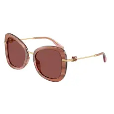 Dolce & Gabbana DG4535 347375 Striped Red Dark Violet napszemüveg