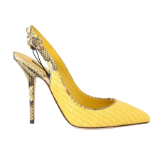 Dolce & Gabbana magassarkú cipő sárga női cipő