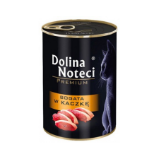 DOLINA NOTECI Premium Kacsában gazdag eledel felnőtt macskáknak 400 g macskaeledel