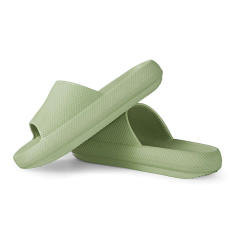  Dollcini, Férfi felhő papucs, Unisex, Masszázs, Zuhany, Fürdőszoba,  Beltéri és Kültéri lapos szandálok, EU38, zöld