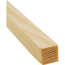 Döllken Bükk négyszögléc 13 mm x 13 mm 1000 mm hosszú élvédő, sín, szegélyelem