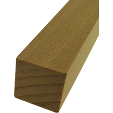 Döllken Négyzetléc bükk 8 mm x 8 mm 1000 mm hosszú élvédő, sín, szegélyelem