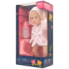 Dolls World Baba, 30 cm fürdethető, fürdőköpenyben, bilivel, cumisüveggel  Ajánlott 2-6 éves korig lányoknak (10633)