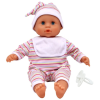 Dolls World Baba, Baby Babble, 38 cm, hangot adó, babzsák test  Ajánlott 1-6 éves korig lányoknak (55489)
