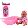 Dolls World Ellie fürdethető baba káddal - 18 cm, többféle  Ajánlott 3-6 éves korig lányoknak (32133)