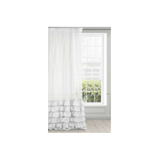 Dolly Dolly fodros fényáteresztő függöny Fehér 140x250 cm lakástextília