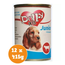 Dolly Junior konzerv marha 12x415g kutyaeledel