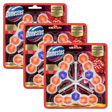 DOMESTOS Aroma Lux WC frissítő blokk Dahlia Wish koncentrált illóolajokkal (9x50g) tisztító- és takarítószer, higiénia