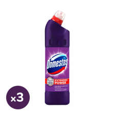 DOMESTOS Extended Power fertőtlenítő hatású folyékony tisztítószer, lavender (3x750 ml) tisztító- és takarítószer, higiénia