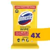 DOMESTOS Mega Pack higiénikus fertőtlenítő kendő Lemon 100db (Karton - 4 csomag)