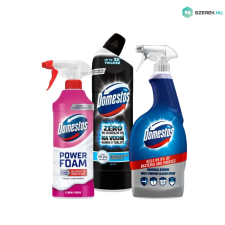 DOMESTOS Mesterhármas - Domestos csomag tisztító- és takarítószer, higiénia