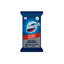 DOMESTOS Nedves törlőkendő fertőtlenítő hatással, 60 lap/cs, Domestos Óceán tisztító- és takarítószer, higiénia
