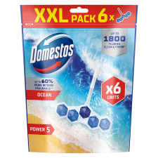 DOMESTOS Power5 WC frissítő blokk Ocean (6x50g) tisztító- és takarítószer, higiénia