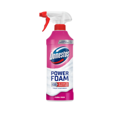 DOMESTOS Power Foam WC és fürdőszoba tisztító hab, Floral Fresh (435 ml) tisztító- és takarítószer, higiénia